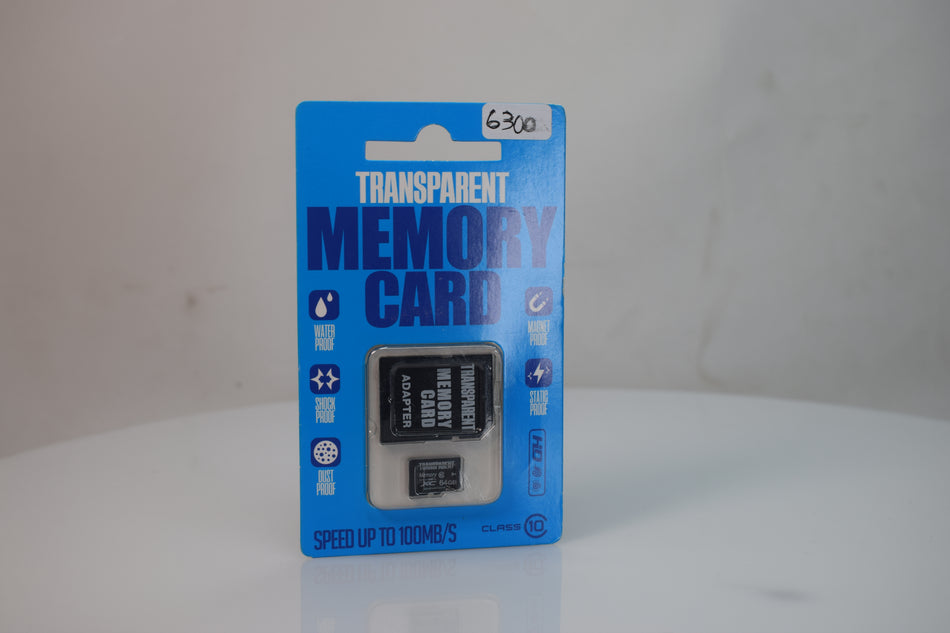 TRANSPARENT SD CARD 64G