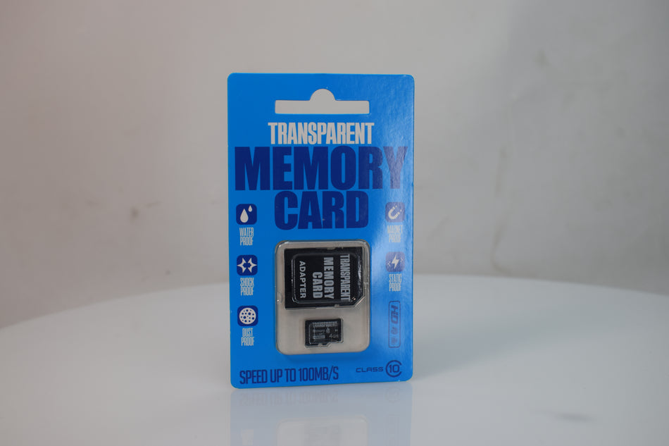TRANSPARENT SD CARD 4GB