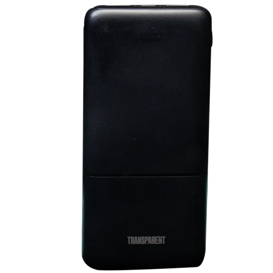 TRANSPARENT 10000mAh Power Bank (PB102) Super Fast Charge with Long Lasting Battery